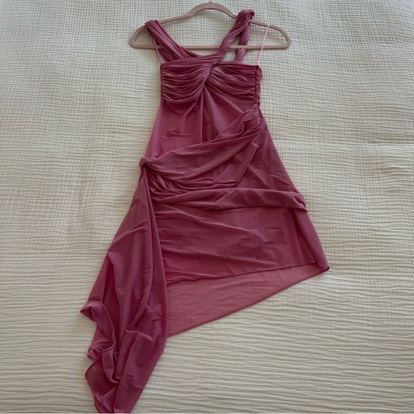 Ronny Kobo Izel dress in carnation - Picture 4 of 5